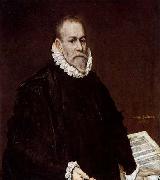 El Greco Portrait of Doctor Rodrigo de la Fuente oil painting artist